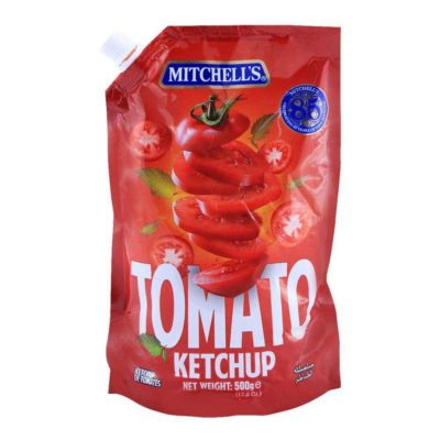 MITCHELL’S TOMATO KETCHUP 500GM 1s