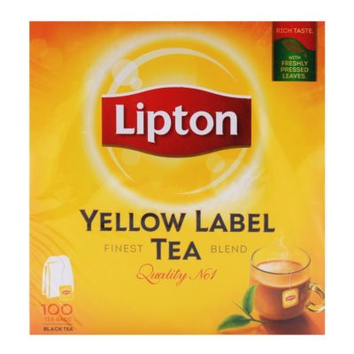 Lipton Yellow Label Teabag 100  1s