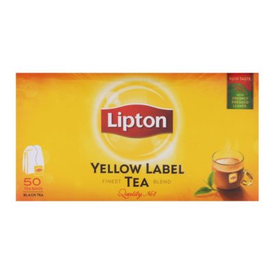 Lipton Label Teabag 50   1s