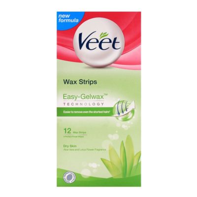 Veet PK Dry skin wax Strips (12strips)1s