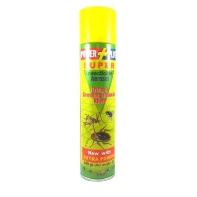 Power Plus Ultra Aerosol Flying & crawling Insect Killer 25% Extra free 1S