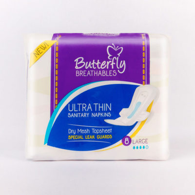 Butterfly Breathable Ultra Thin 10 Extra Long 1s