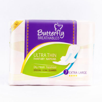 Butterfly Breathables Ultra Thin 7 Extra Long 1s