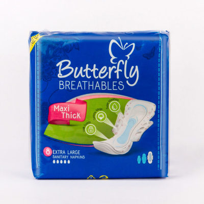 Butterfly Breathables Maxi Thick 8 Extra Large 1s