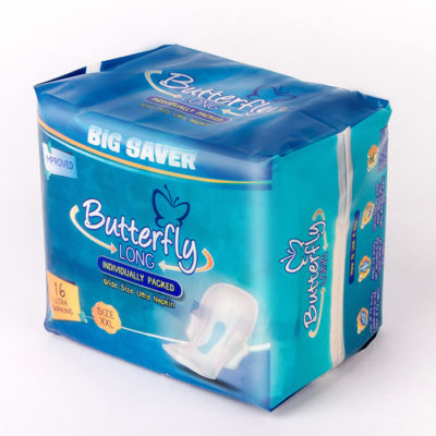 Butterfly Long 16 Ultra Napkin Size XXL Big Saver 1s