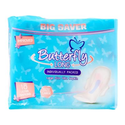 Butterfly Long 18 Ultra Napkin Size large Big saver 1s