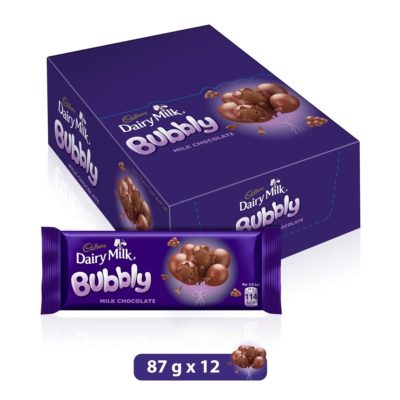 Cadbury Dairy Milk Bubbly ( 87gx 24 Pcs) 24s