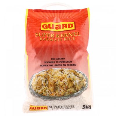 Guard Super kernal Basmati Rice 5 Kg R/Off 1s