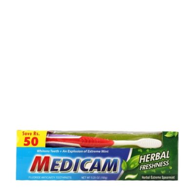 Medicam Whitens Teeth+ An Explosion Of Mint Herbal freshness 1S