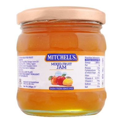 Mitchell’s Mixed Fruit Jam 200gm 1s