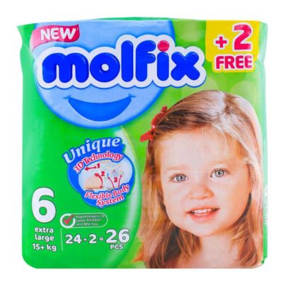 Molfix (Extra Large 6 x 24Pcs) 1s