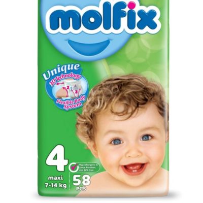 Molfix ( Maxi4x 58 Pcs) 1s