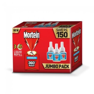 Mortein FRAGRANT LIQUID REFILL 180 NIGHTS  3X60N 1s