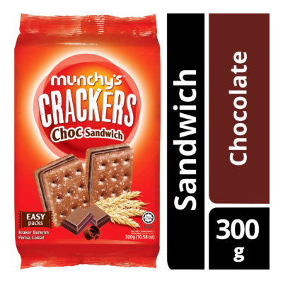 Munchy’s Choco Sandwich Crackers 300g