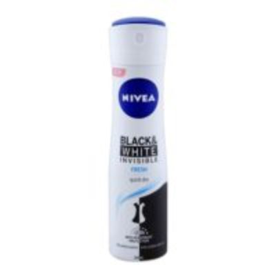 Nivea Spray Black & White Invisible Fresh Quick Dry 150ml 1s