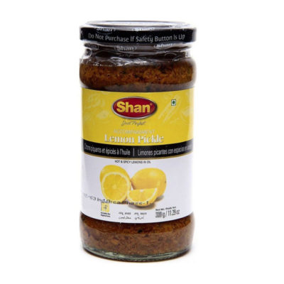 SHAN Lemon Pickle 320gm (12) New 1s