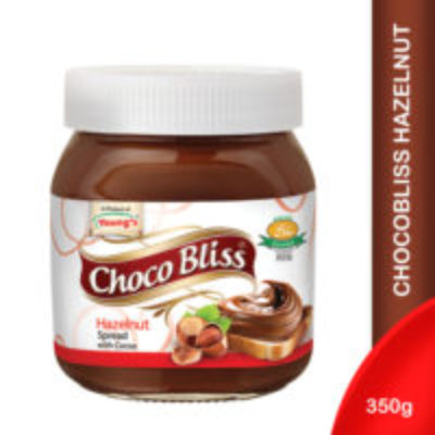 YOUNG’S Choco Bliss Hazelnut 350GM Bottle 1s