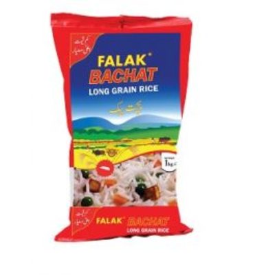 Falak Bachat Long Grain Rice 1Kg 1s