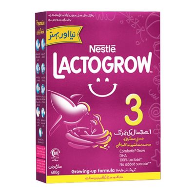 Nestle Lactogrow 3 DHA 400gm 1s