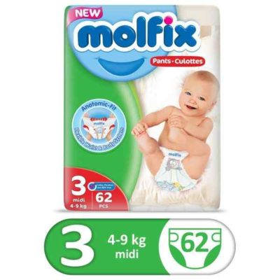 Molfix ( Midi Pants x 62 Pcs) 1s