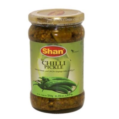 SHAN Chilli pickle 320gm (12) New 1s