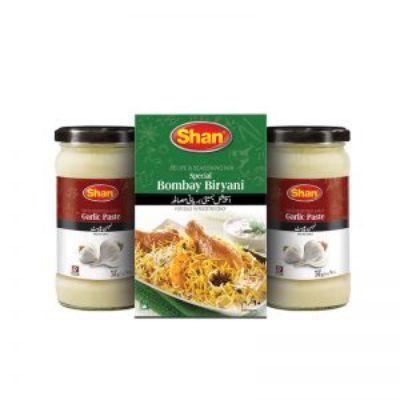 2 Bottle Garlic Paste 310gm Free B biryani