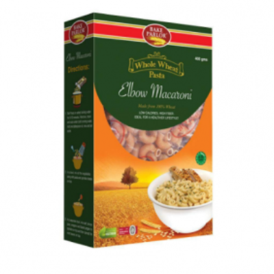 Bake Parlor Elbow Macaroni Whole Wheat Pasta 400gm