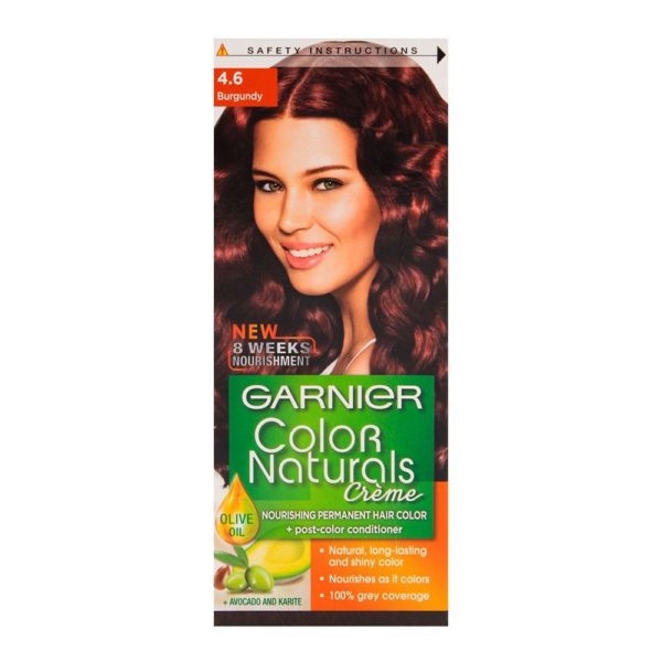 Garnier Colour Natural Hair Colour 4.6 Intense Dark Red