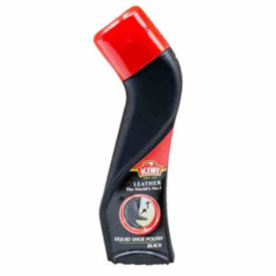 Kiwi Liquid Shoe Polish Black 75ml